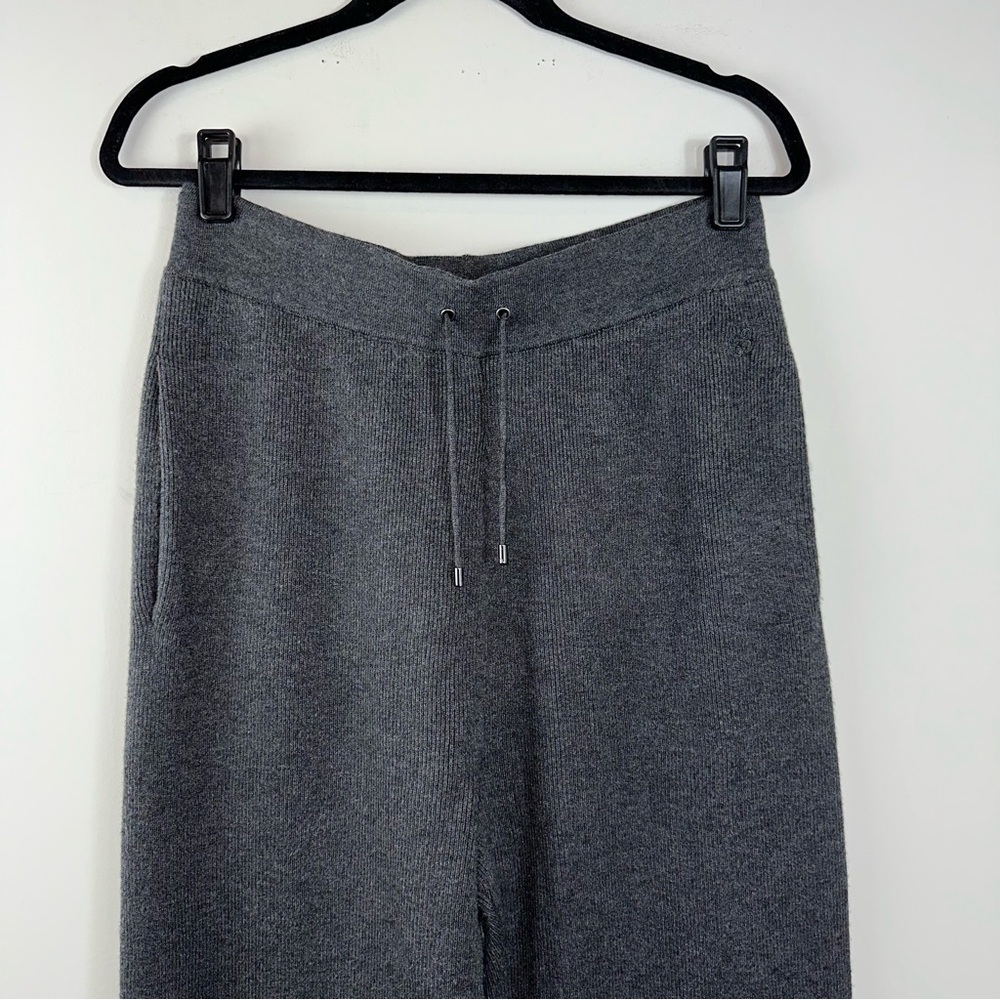 Ted Baker Luciiyy Drawstring Knit Joggers in Charcoal - Picture 2 of 8